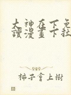 大神在下免费阅读漫画下拉式