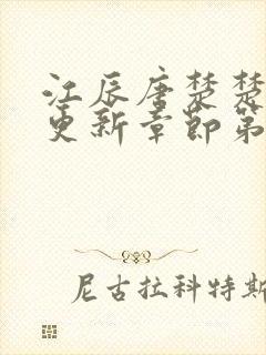 江辰唐楚楚最新更新章节第2724章