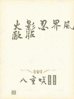 火影忍界风暴无敌版