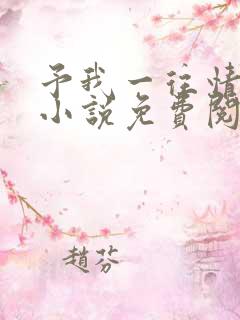 予我一往情深 小说免费阅读完本