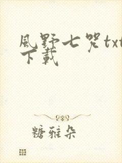 风野七咒txt下载