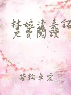 林婉清秦铭小说免费阅读