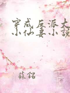 穿成反派大佬的小仙妻小说免费阅读