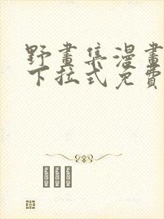 野画集漫画全集下拉式免费下拉式