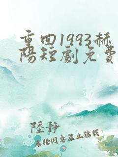 重回1993赫阳短剧免费