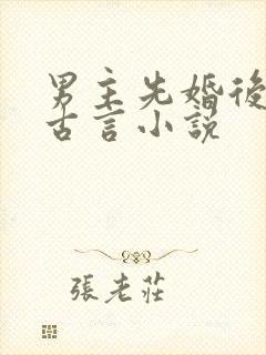 男主先婚后爱的古言小说