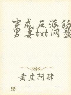 穿成反派的炮灰男妻txt网盘