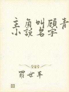 主角叫顾青穿越小说名字