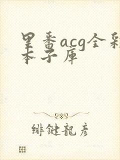 里番acg全彩本子库