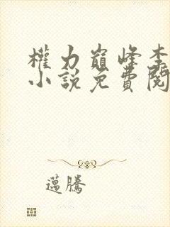 权力巅峰李正安小说免费阅读全文无弹窗