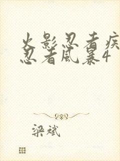 火影忍者疾风传忍者风暴4