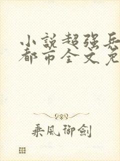 小说超强兵王在都市全文免费阅读