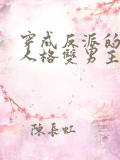 穿成反派的第二人格双男主