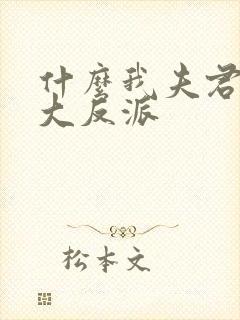 什么我夫君才是大反派