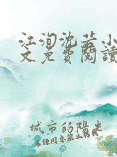 江洵沈若小说全文免费阅读