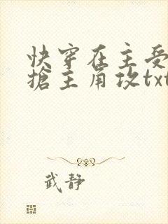 快穿在主受文里抢主角攻txt