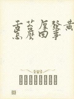 舌苔厚发黄发苦怎么回事