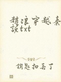 赵浪穿越秦朝小说txt