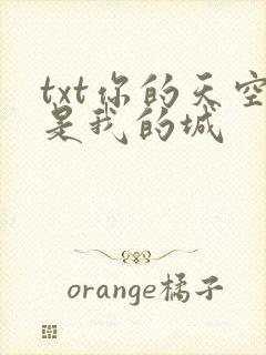 txt你的天空是我的城