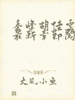 秦峰胡佳云正版最新章节阅读免费