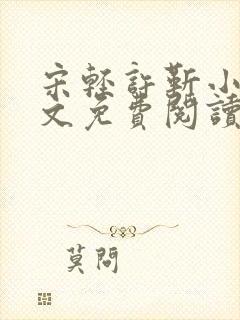 宋轻许靳小说全文免费阅读最新章节