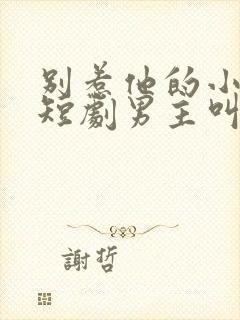 别惹他的小可怜短剧男主叫什么