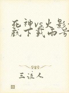 死神vs火影游戏下载雨兮改