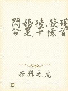 闪婚后,发现老公是千亿首富五