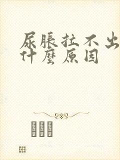 尿胀拉不出来是什么原因