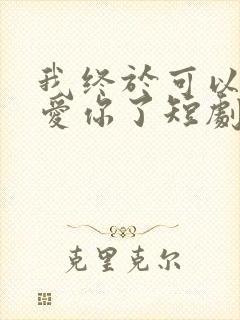 我终于可以不再爱你了短剧大结局