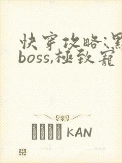 快穿攻略:黑化boss,极致宠