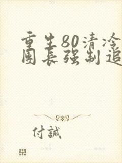 重生80清冷女团长强制追夫