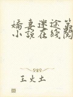 娇妻迷途第二部小说在线阅读