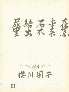 尿结石卡在尿道里出不来怎么办