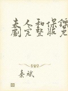 夫人和保镖电视剧完整版免费