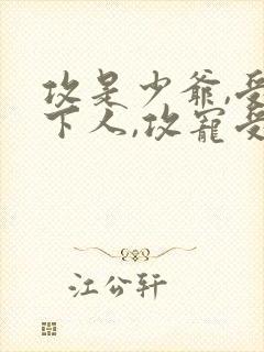 攻是少爷,受是下人,攻宠受