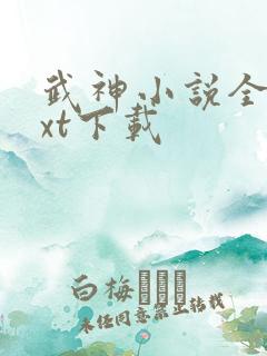 武神小说全文txt下载