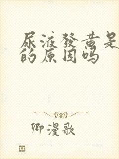 尿液发黄是上火的原因吗