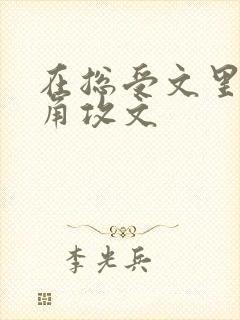 在总受文里抢主角攻文