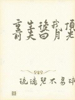 重生后我顶替了前夫白月光短剧