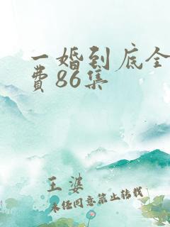 一婚到底全集免费86集