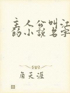 主人公叫江小水的小说名字