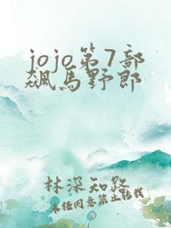 jojo第7部飙马野郎