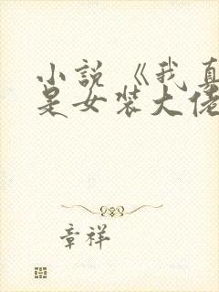 小说 《我真不是女装大佬》