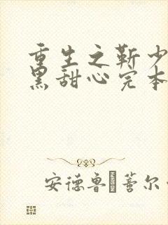 重生之靳少的腹黑甜心完本