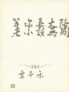 等你长大陪你到老小说无删减