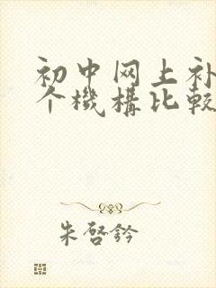 初中网上补课哪个机构比较好