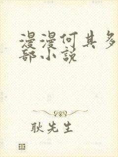 漫漫何其多的全部小说