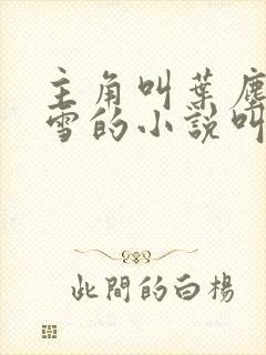 主角叫叶尘苏傲雪的小说叫什么