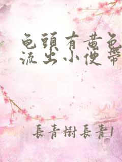 龟头有黄色脓液流出小便带疼痛